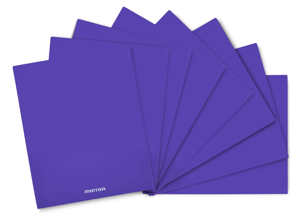 Poly Pocket Folders (8 Pack)