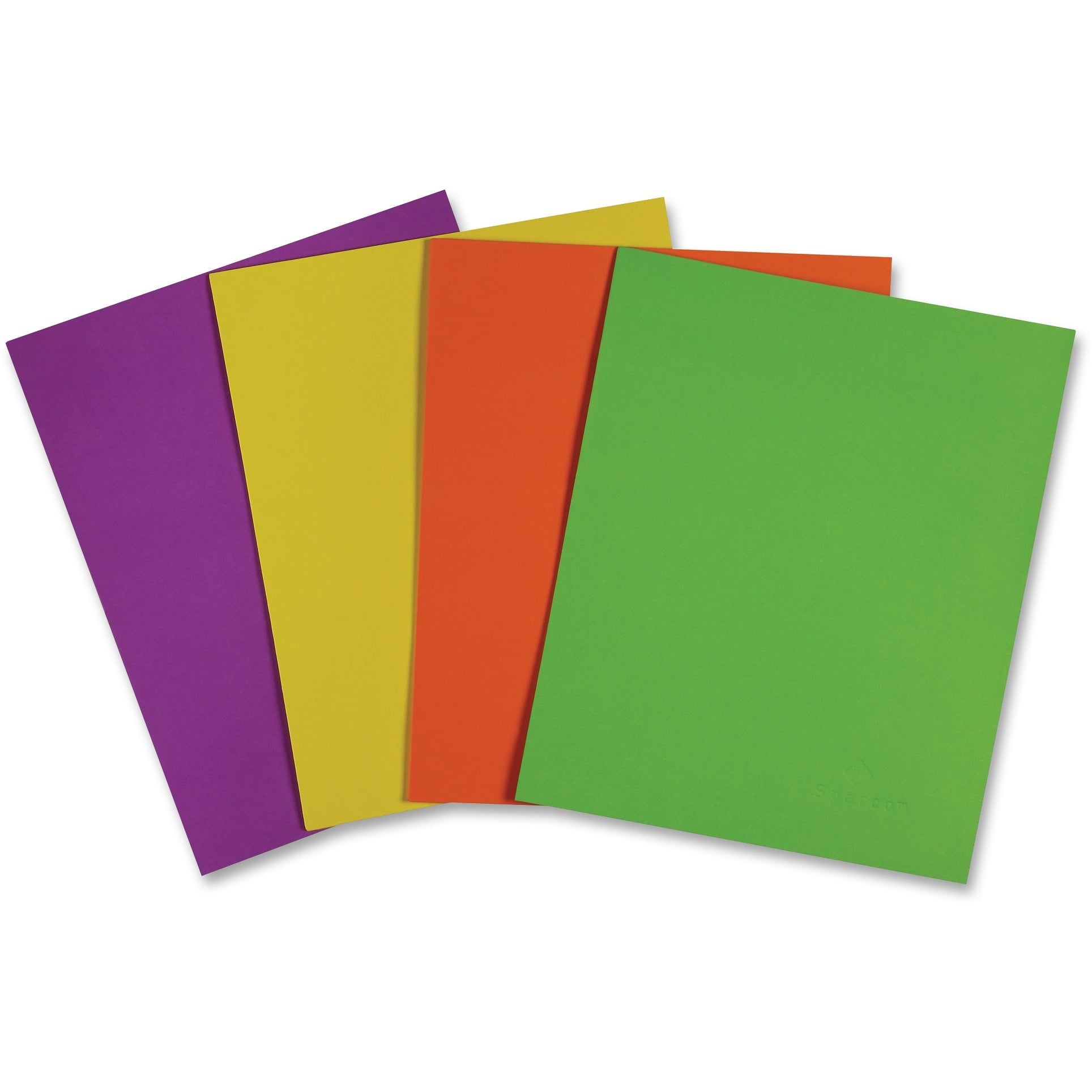 Sparco, SPR78548, Letter-size Pocket Folders, 25 / Box, Assorted