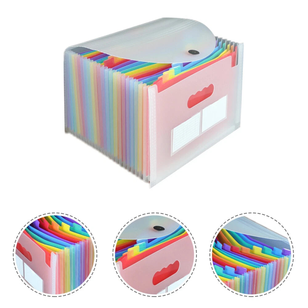 Transparent Organ Bag Miss Pockets Folder Organizer Receipt