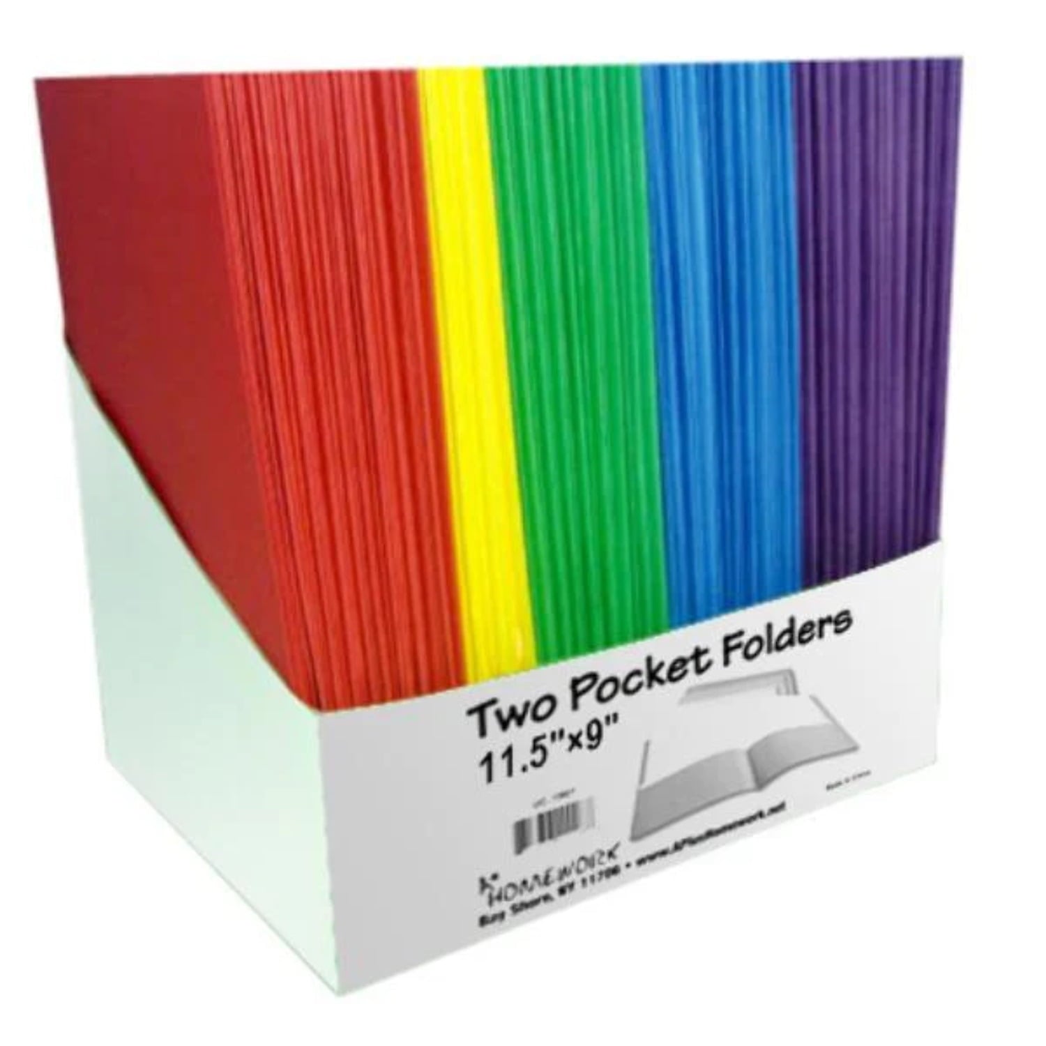 Two Pocket Discount Folders - 9"" x 12"" Case Pack 100