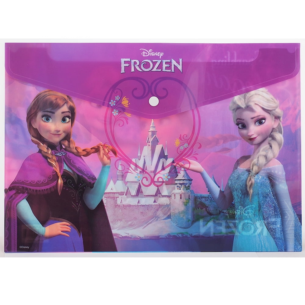 2 Frozen Plastic Folders For Back To School