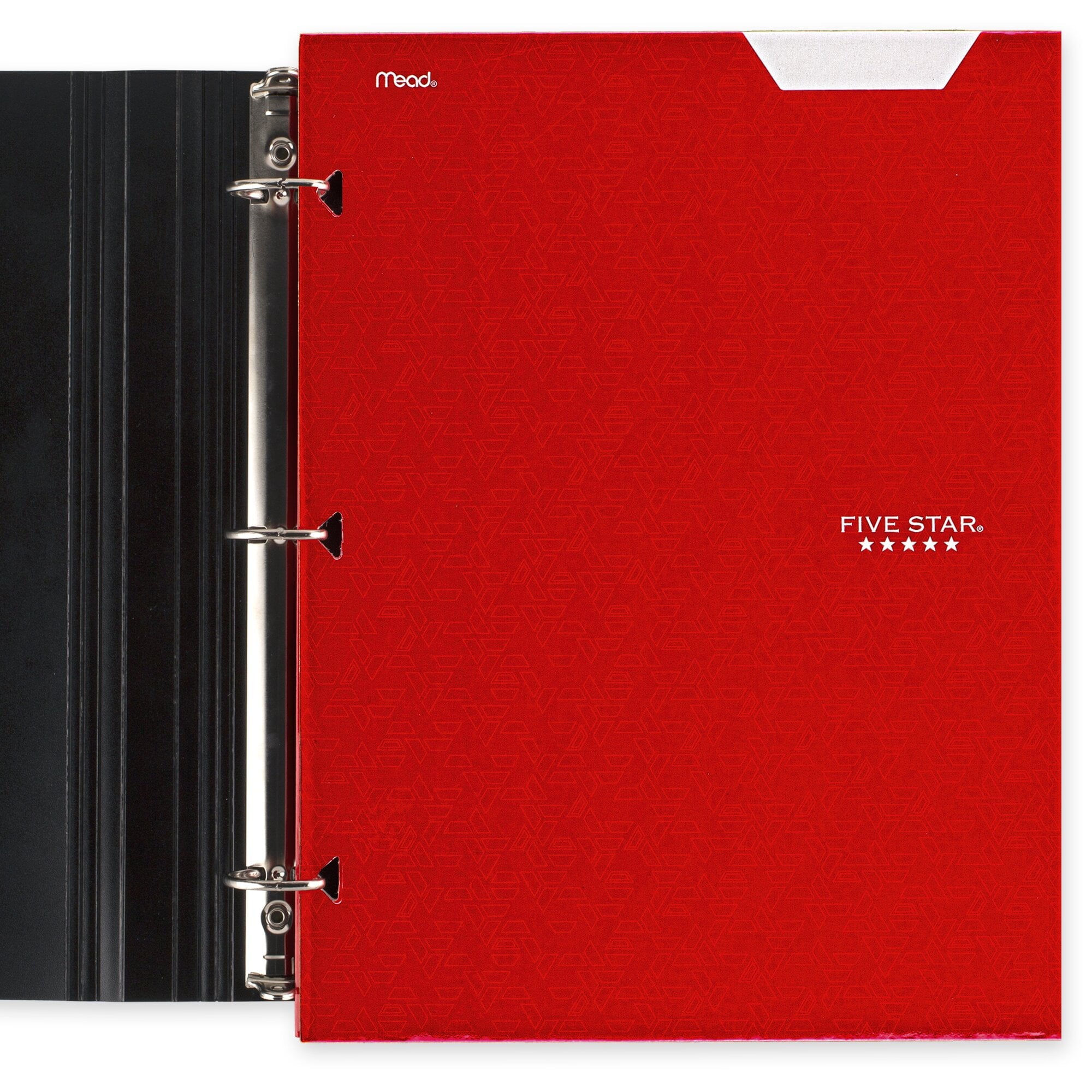 Five Star Four-Pocket Portfolio, 8 1/2 x 11, Assorted Colors, Trend Design, 6/Pack -MEA38056