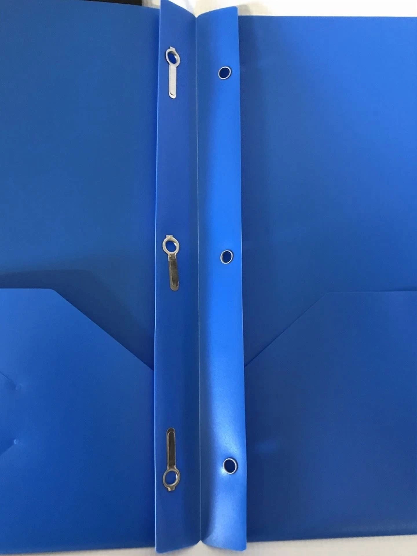 Poly 2 Pocket Folders With Fasteners Set Of 7 Assorted Colors Office Depot