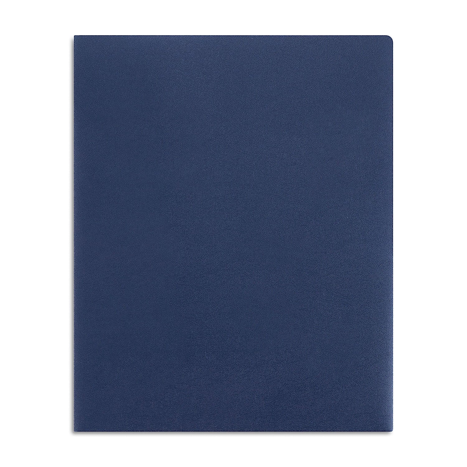 Staples 2-Pocket Presentation Folder Dark Blue 3/Pack ST21640-CCVS