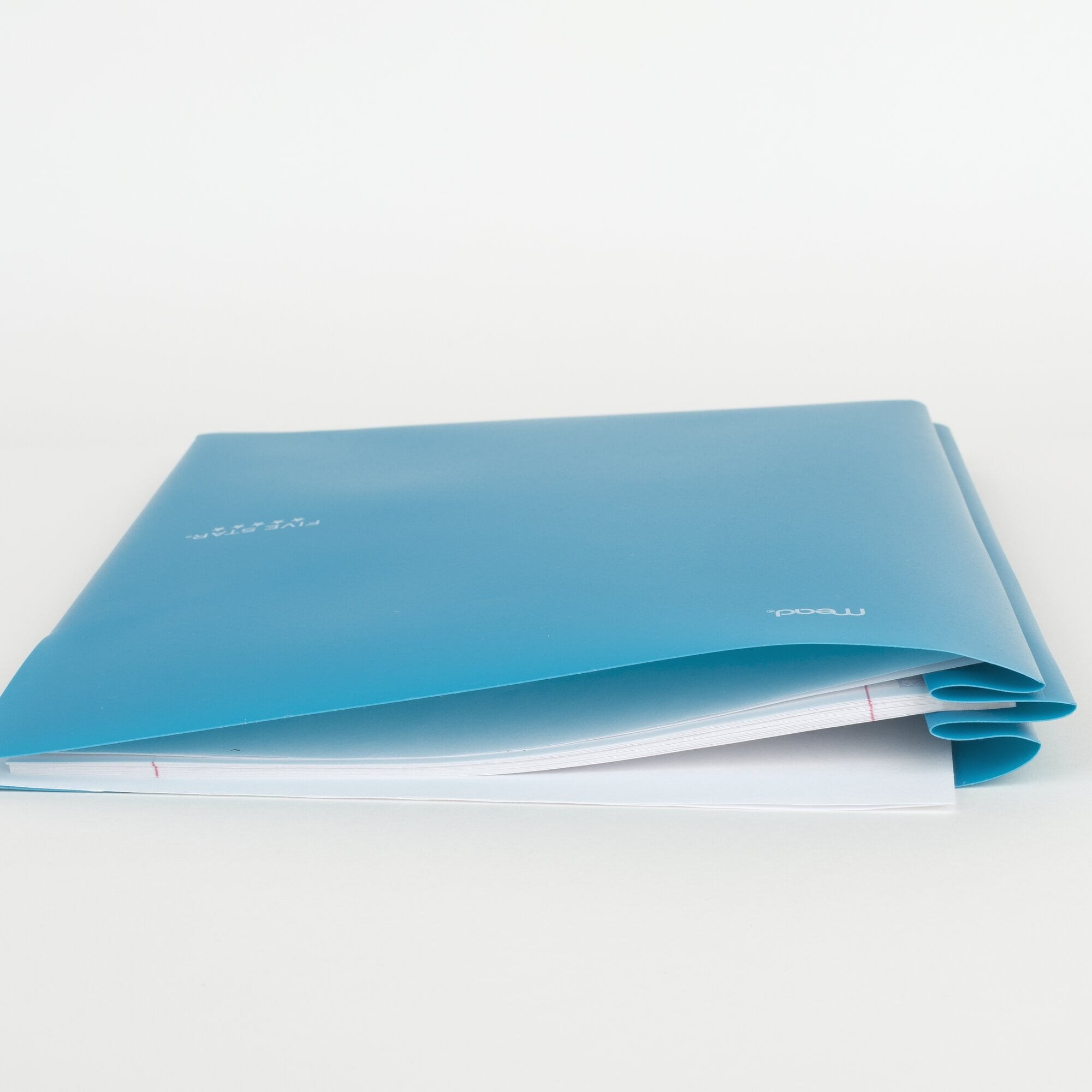 Five Star Plastic Pocket and Prong Folder 4 Pack Amethyst Purple Harvest Yellow