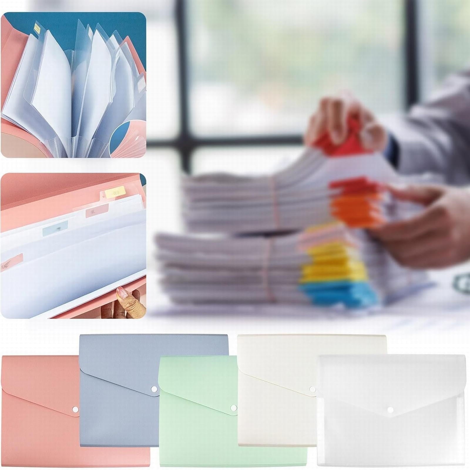 Data Classification Folder Milky White Clearance! Kaireo Office&Craft&Stationery