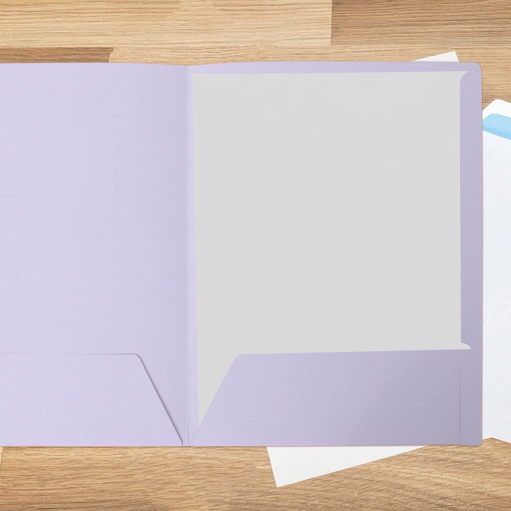 WHAMVOX 10Pcs Folders with Pockets A4 2 Pocket Folders Pocket Folders for Documents Paper Folders for Filing Cabinet School Office Resume Portfolio