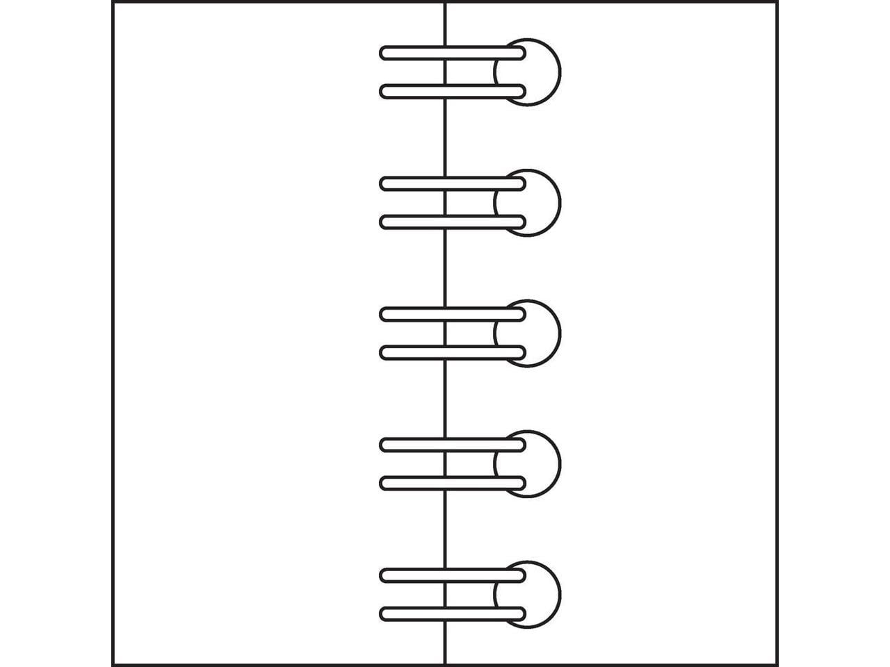 C-Line, CLI33081, 8-Pocket Spiral-bound Poly Portfolio, 1 Each, Smoke,Clear