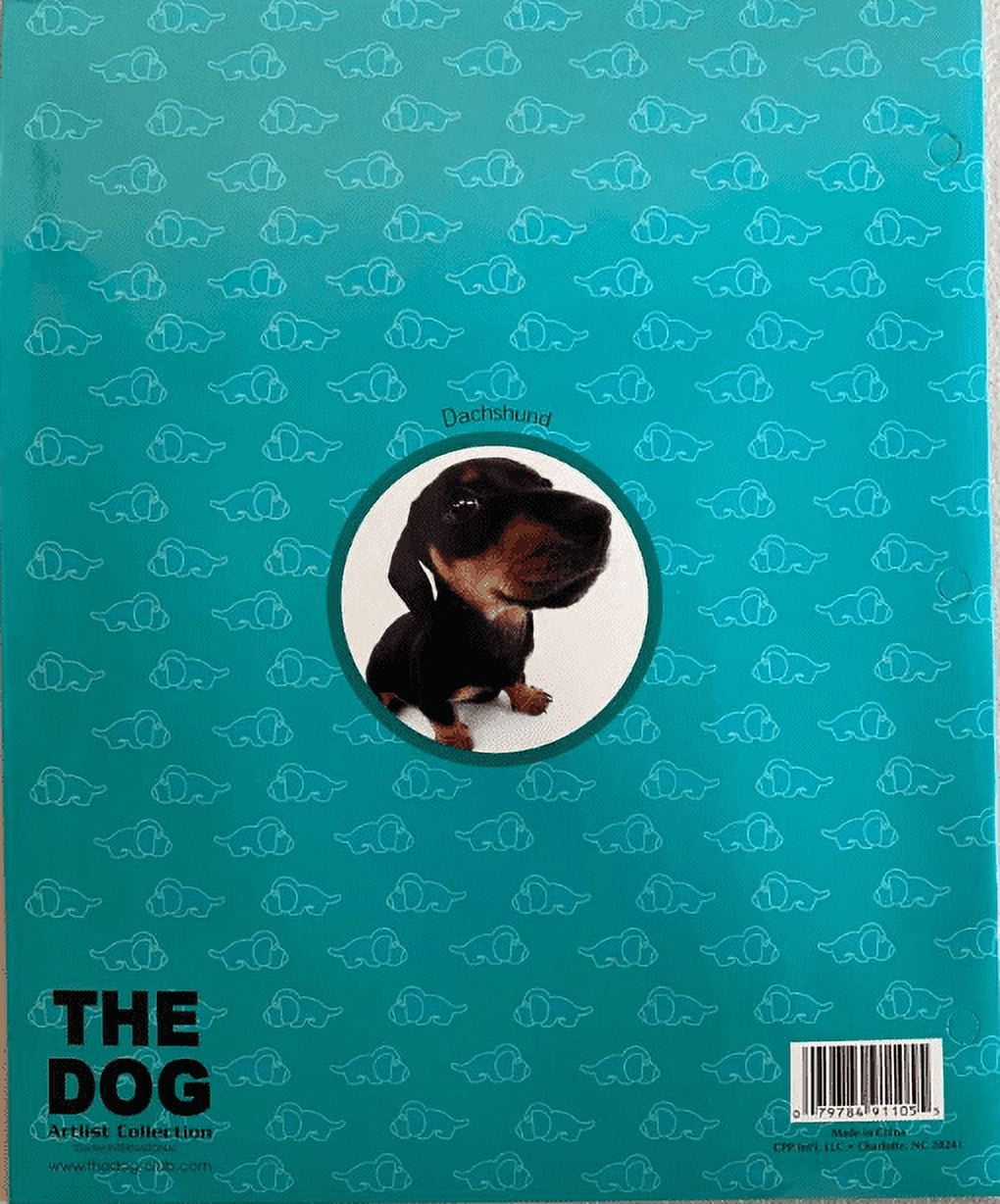 The Dog Artist Collection - Set of 6 Portfolio Folders with Pockets