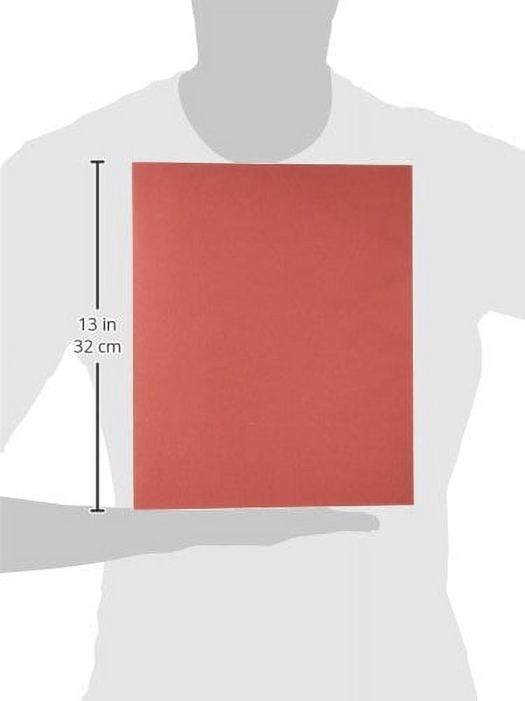 SchoolSmart Heavy Duty 2-Pocket Folder, 25-Pack