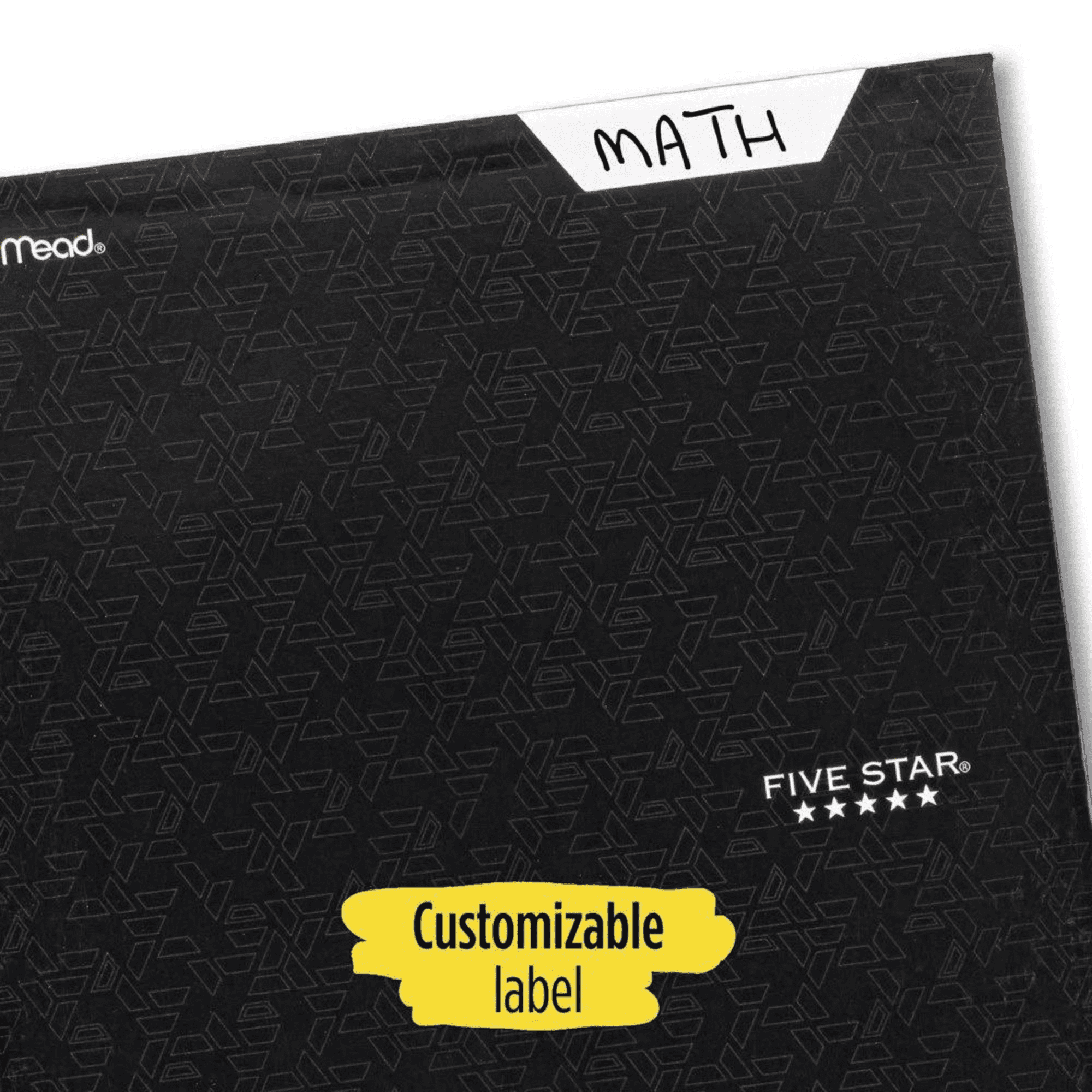 Five Star Pocket & Prong Paper Folder [Geometric Pattern]: 9 in. x 11 in. (Green)