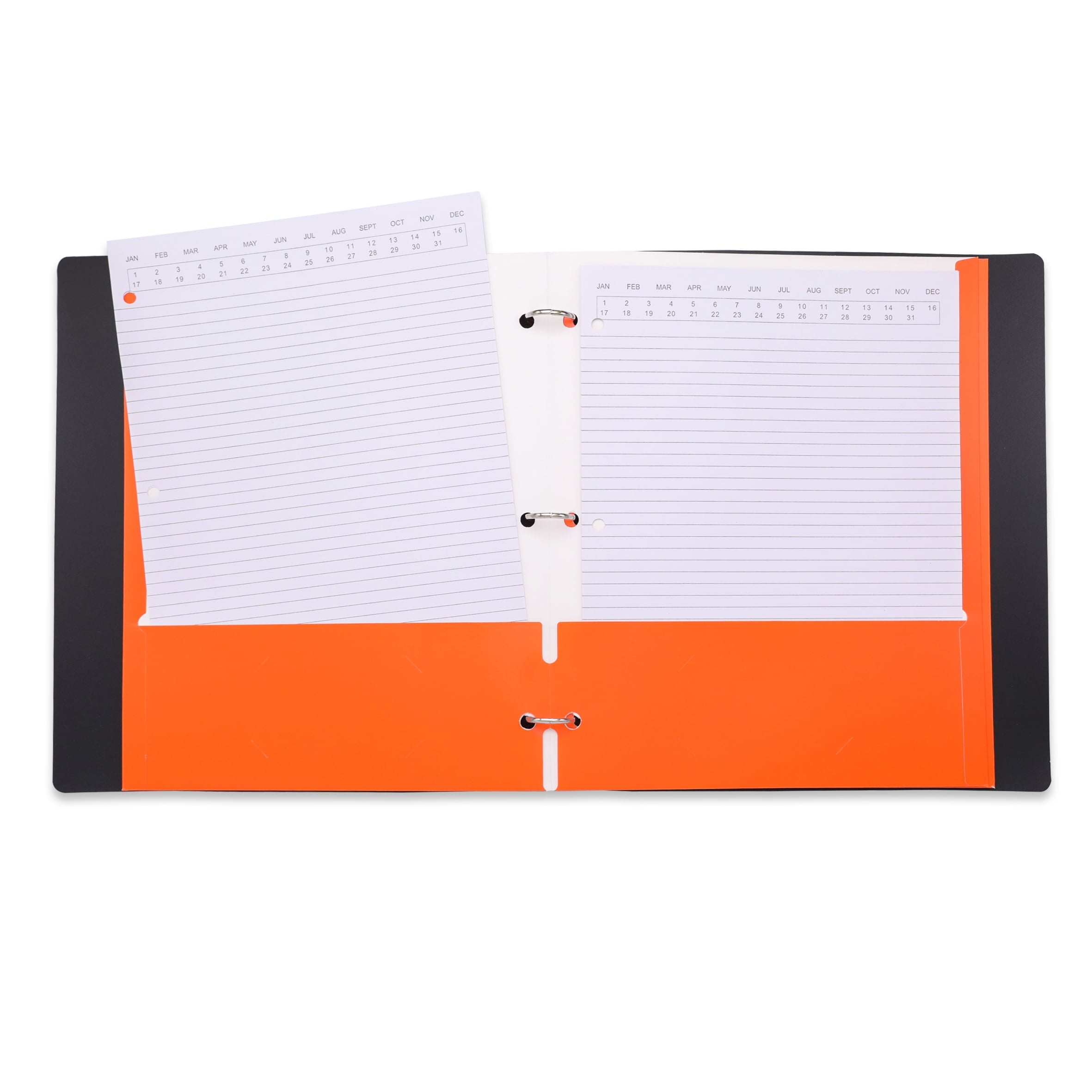 (20 pack) Pen + Gear Two Pocket Paper Portfolios, 50 Count, Orange, Letter Size