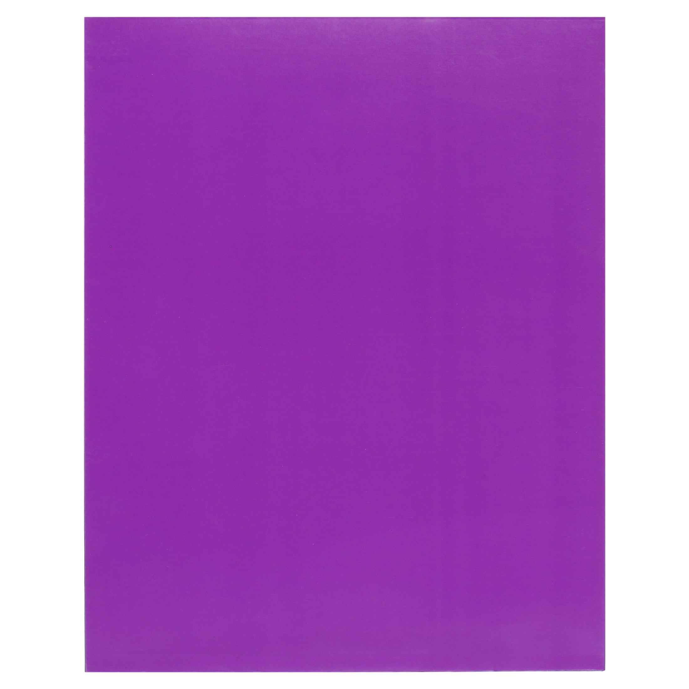 Better Office Products - Pocket folder - 2 compartments - for Letter A Size (8.5 in x 11 in) - capacity: 100 sheets - black, red, blue, purple, orange, green, yellow (pack of 25)