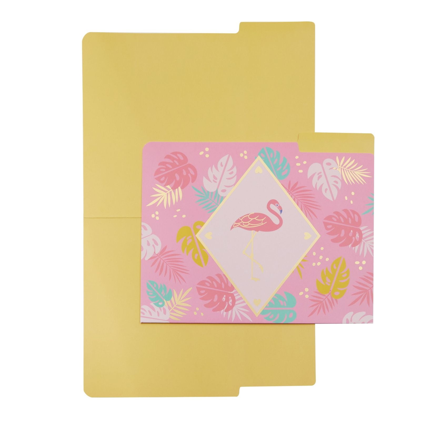 Paper Junkie Flamingo Prints 2 Pocket Folders, Multicolor, 6 Pack