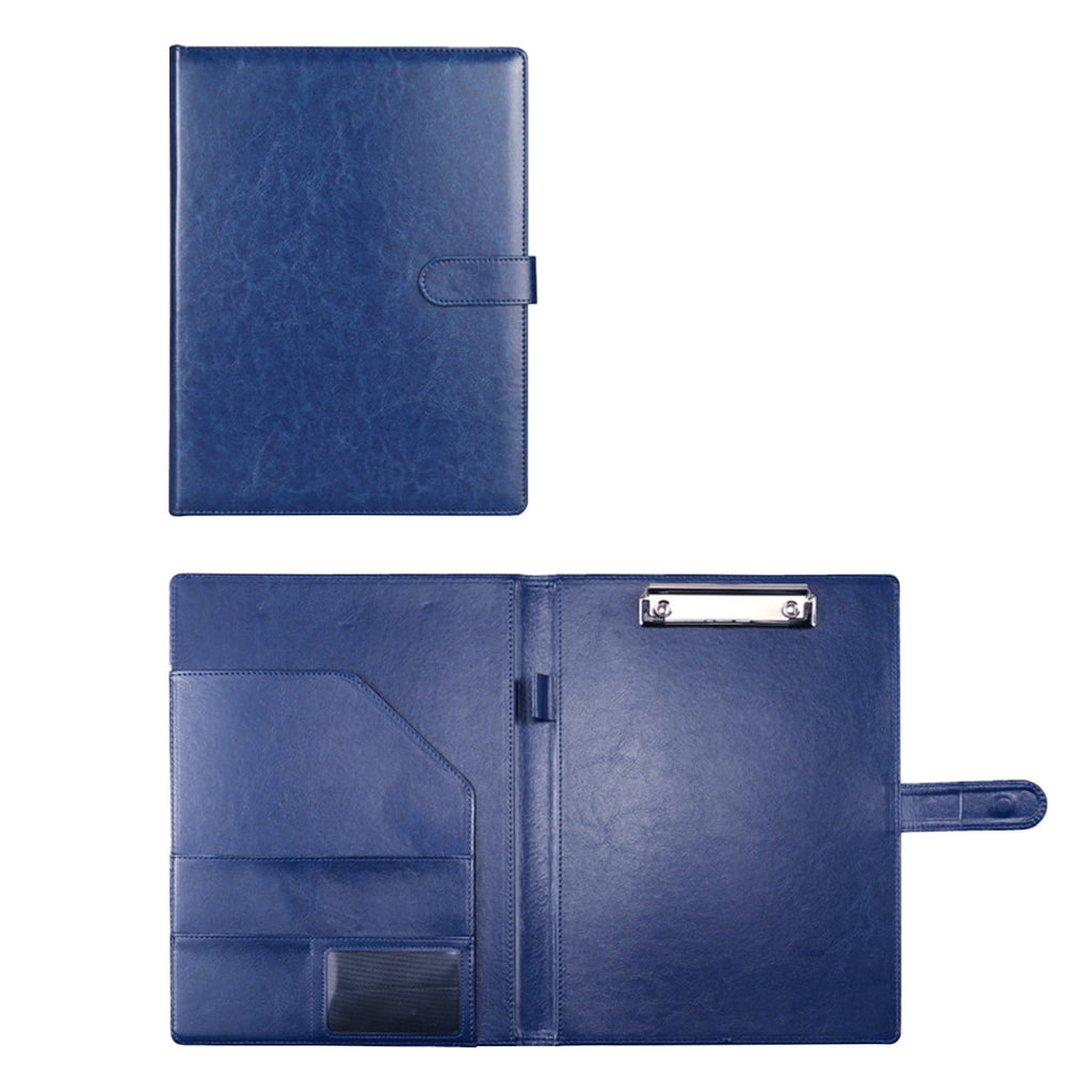 Naxoaeo Leather Portfolio Folder Padfolio, Business Padfolio Organizer Document Planner Portfolio Binder Storage Pocket for Legal Pad Holder Paperwork Phone Men Women (A4)