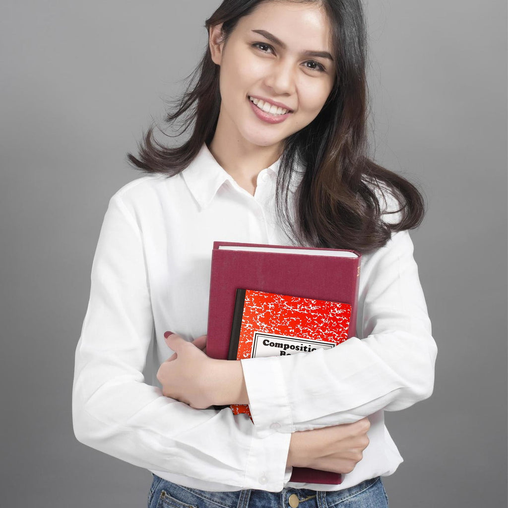 PPKVUFD Composition Notebook 1 Pack, Wide Ruled Paper, 10.24 x 7.48 Inches, 100 Sheets(200 Pages), Black Marble Covers (05-Black)