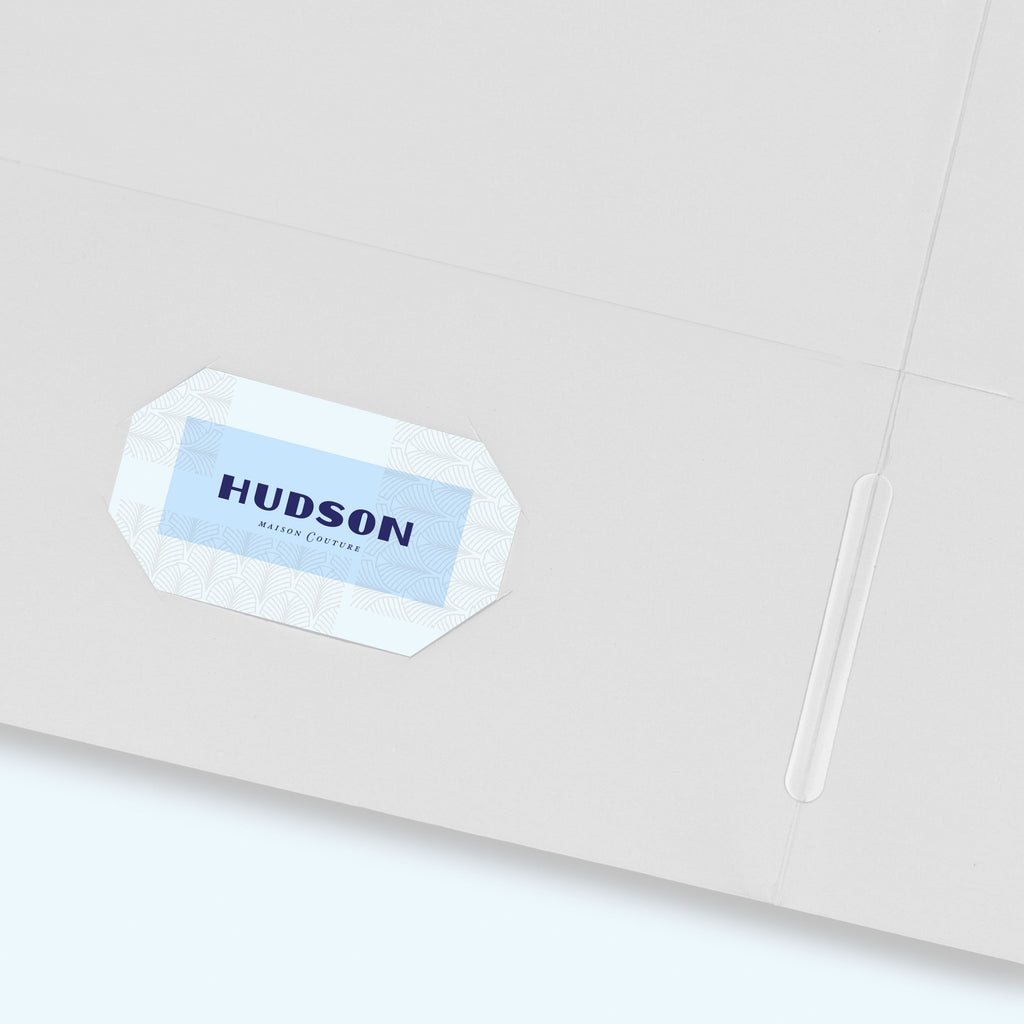 Two Pocket Folders, Holds up to 40 Sheets, 25 White Folders (47991)