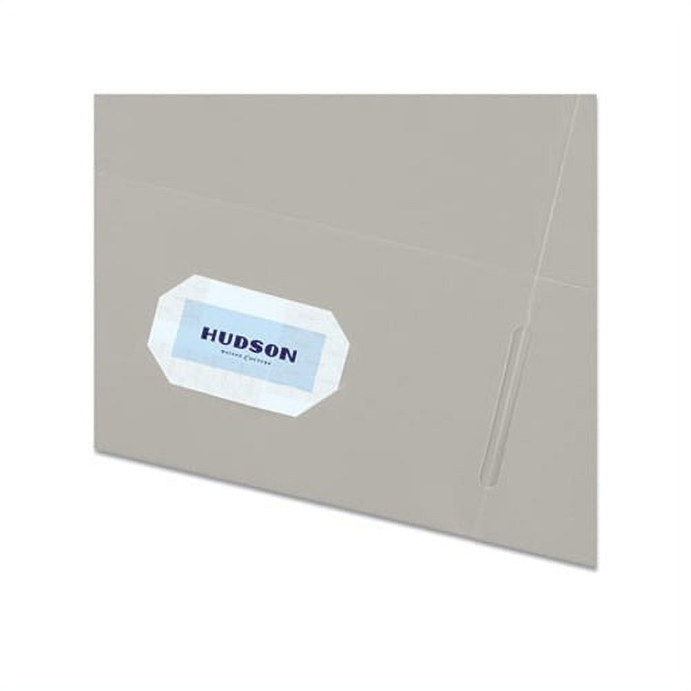 Two-Pocket Folder 40-Sheet Capacity, Gray, 25/Box