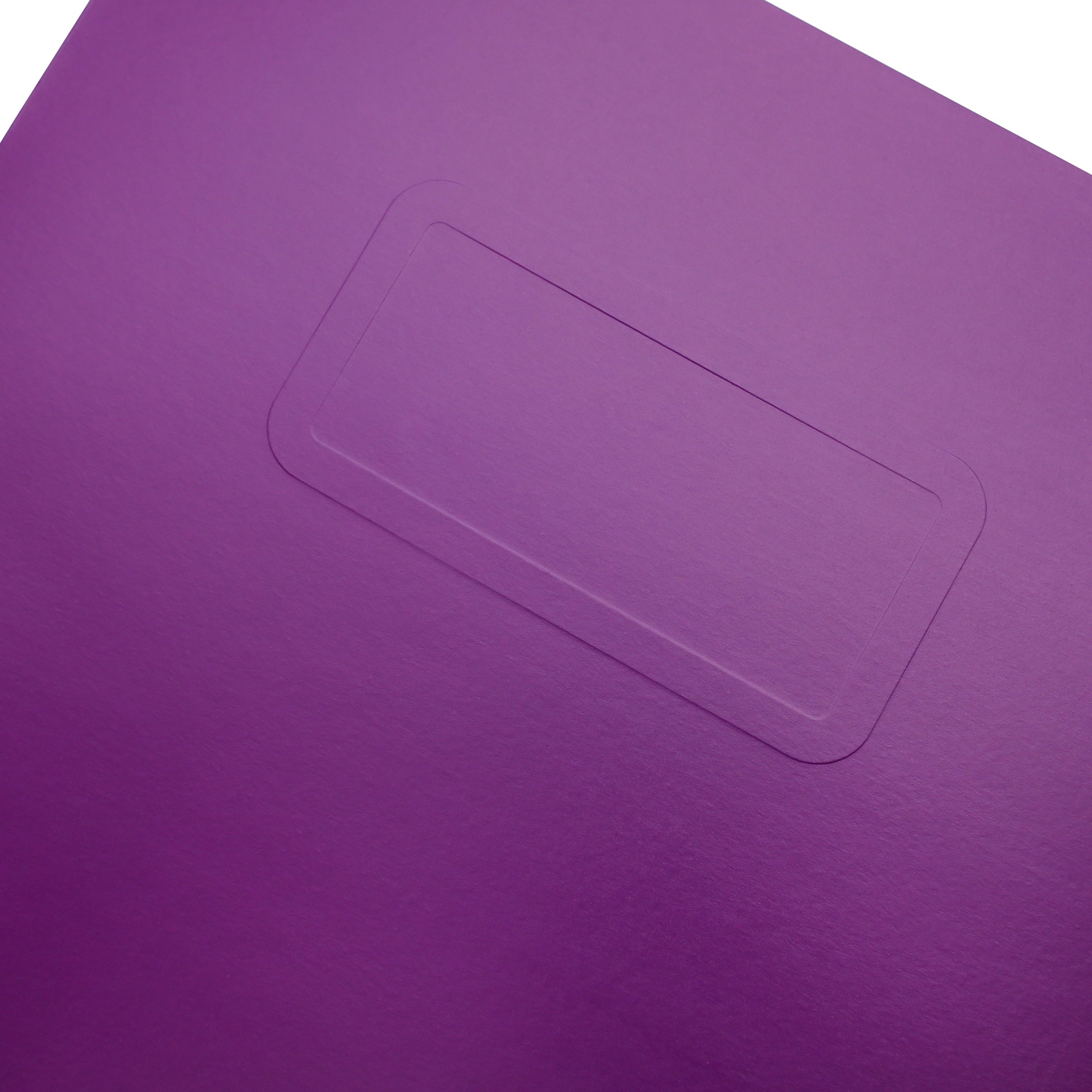 Pen + Gear 2-Pocket Paper Folders, Solid Purple Color, 50-Count, Letter Size