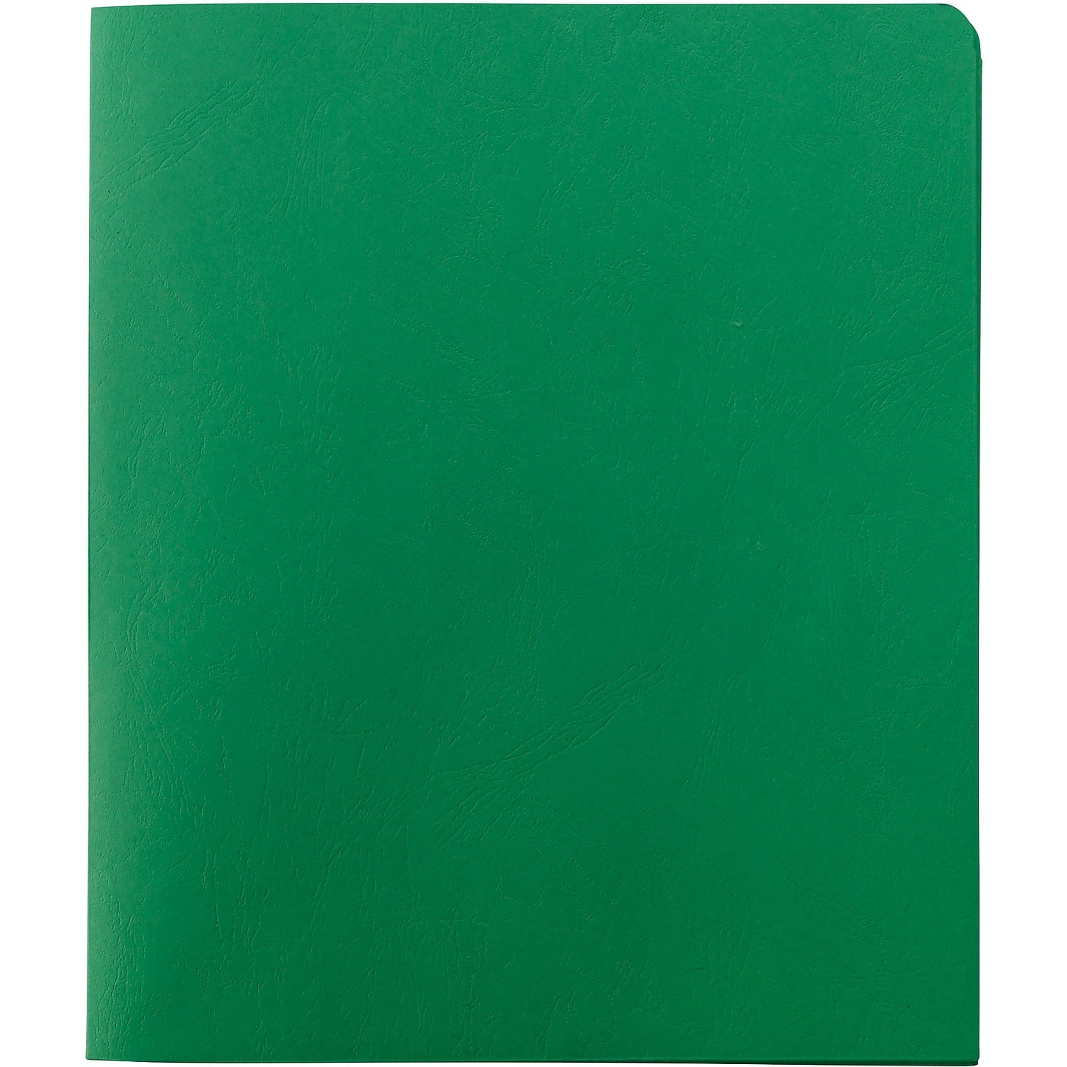 Smead 2-Pocket Folders Letter - 8 1/2" x 11" Sheet Size - 100 Sheet Capacity - Folder - 2 Pocket(s) - 11 pt. Folder Thickness - Leatherette - Green - 1.76 oz - Recycled - 25 / Box