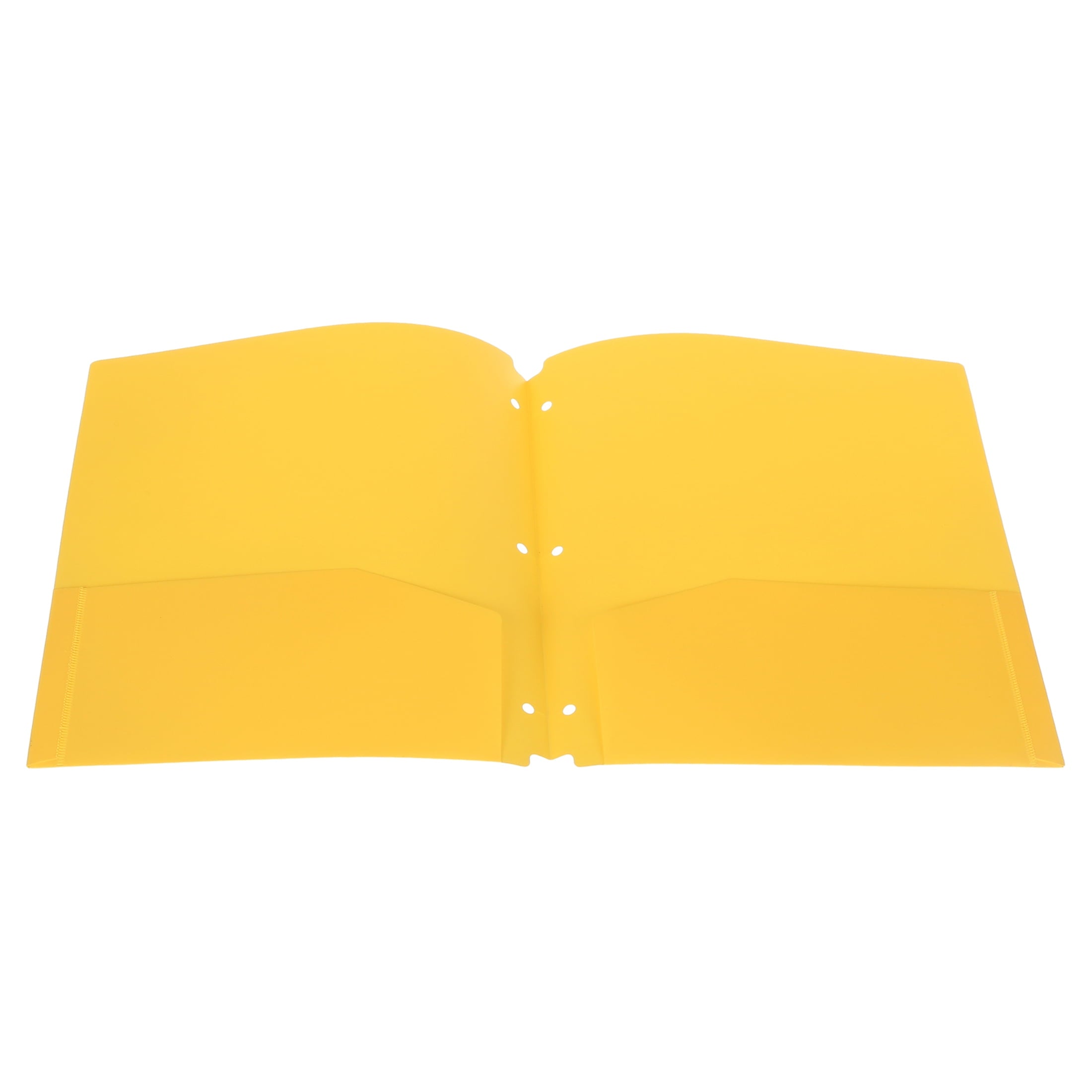 Pen+Gear 2-Pocket Poly Portfolio, 7 Count, Assorted Colors