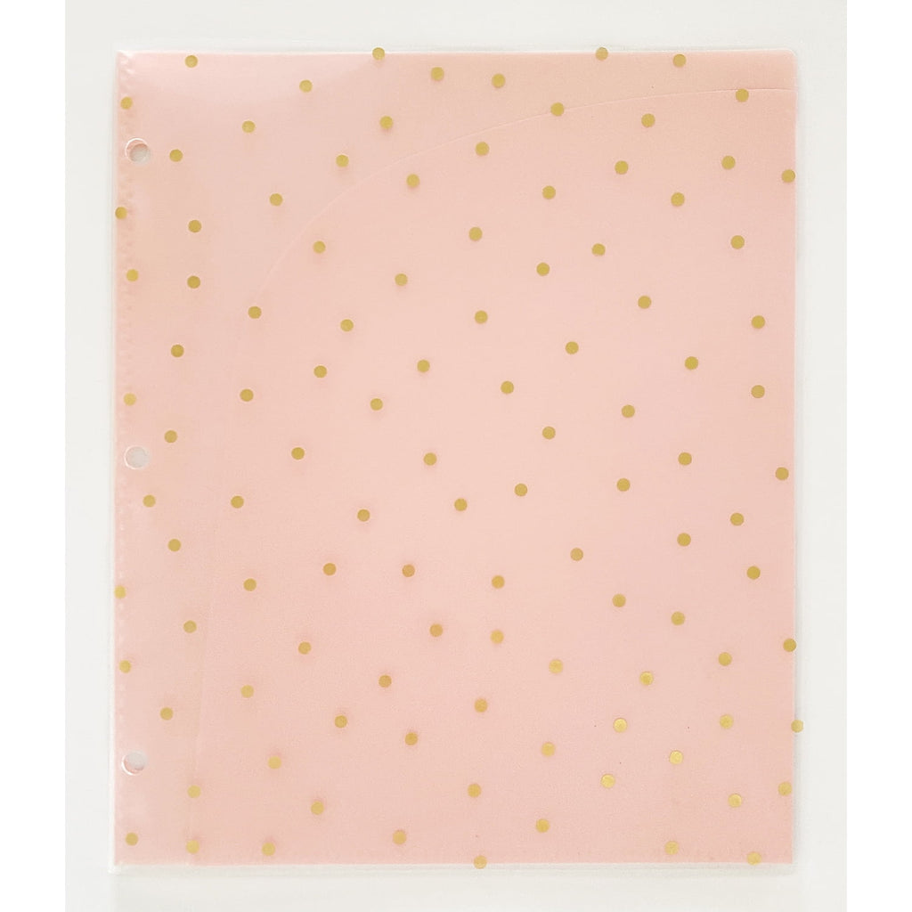 Carolina Pad, Llc 93001 Panache Glossy 3-hole Punched 6-pocket Folder, 11 X 8.5, Assorted