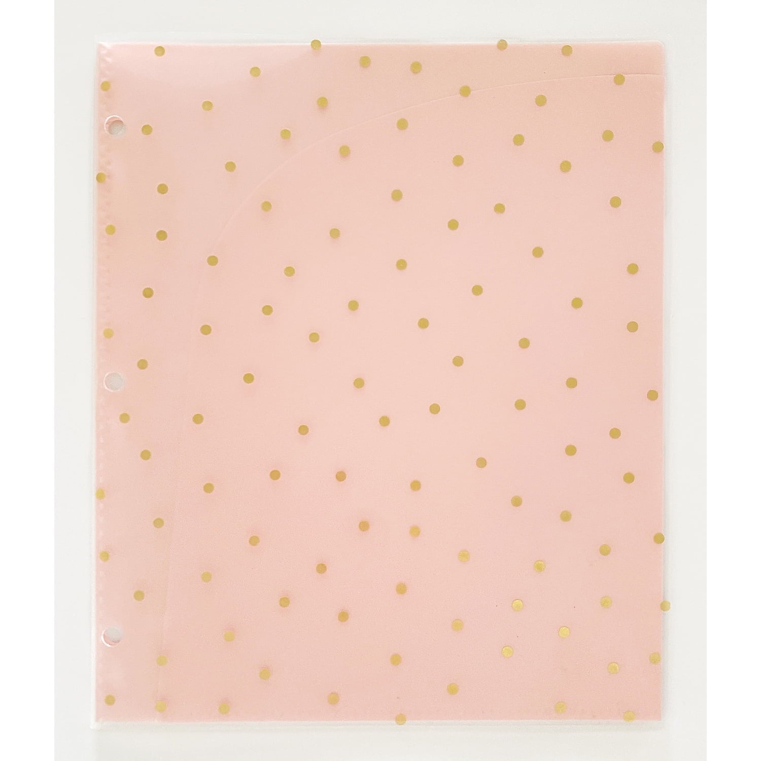 Carolina Pad, Llc 93001 Panache Glossy 3-hole Punched 6-pocket Folder, 11 X 8.5, Assorted