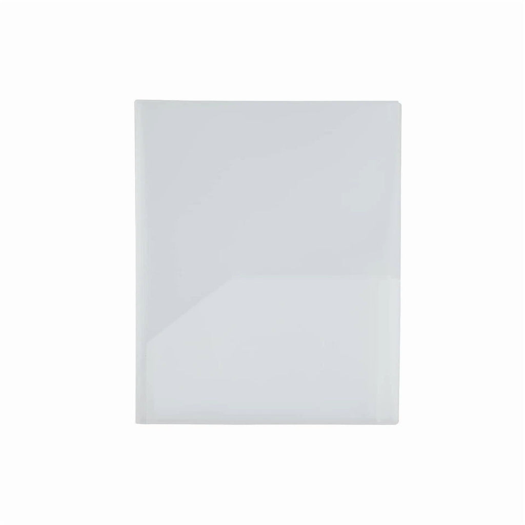 Jam Paper 4-Pocket Heavy Duty Folders Clear 2/Pack (389Mp4Cl) 389Mp4Cl