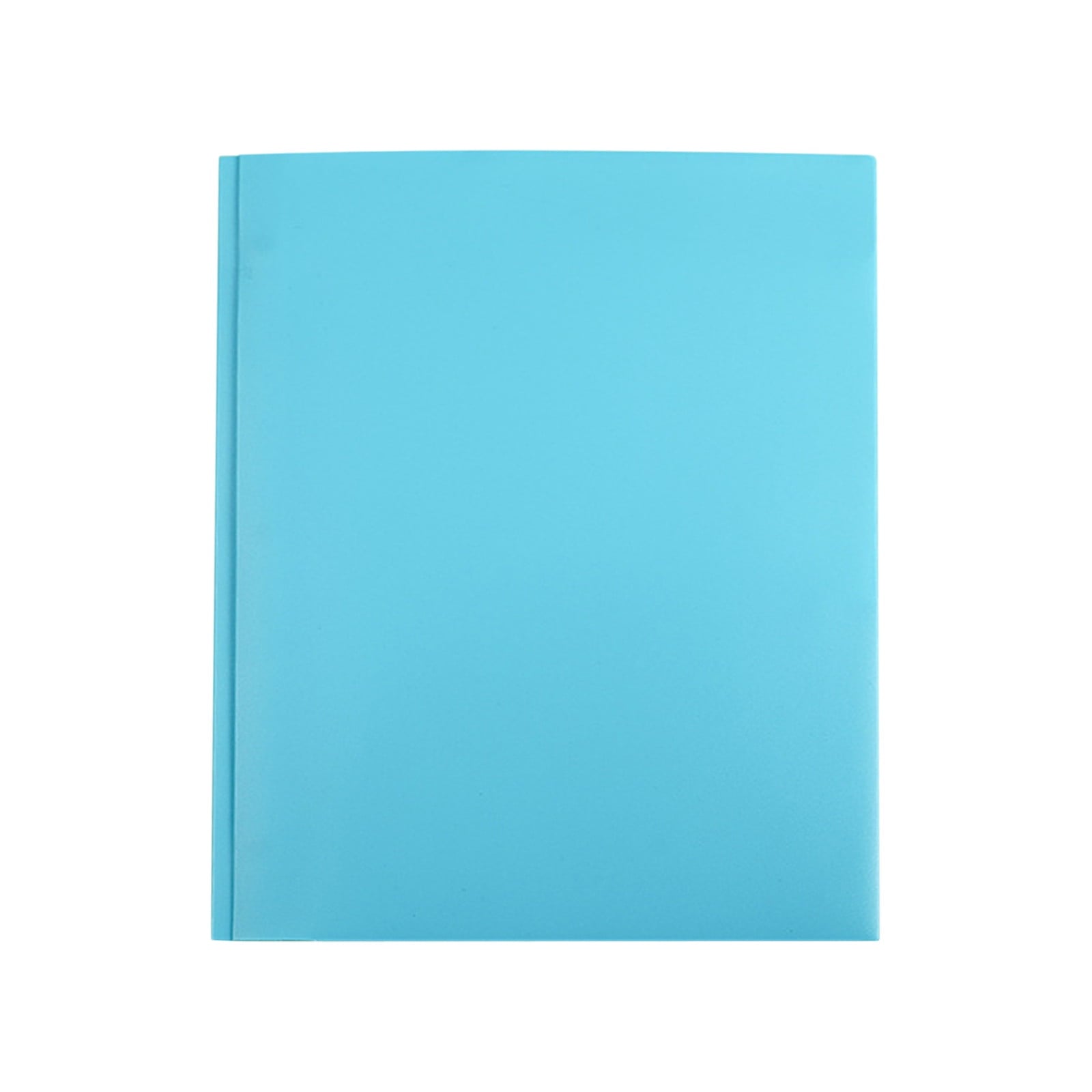 RXIRUCGD Plastic Folders With Pockets Heavy Duty Pocket Folders Letter Size File Folders For Documents Office School,Light Blue