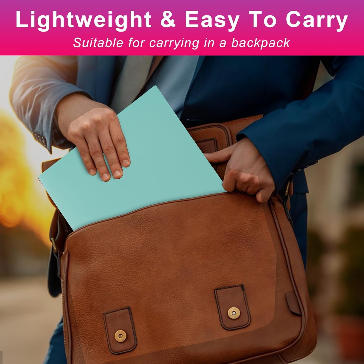 Plastic Folders with Pockets (7 Pack, Light Green), Durable Heavy Duty File Folders with Business Card Slot, 2-Pocket Folder for Schoolwork & Office,Letter Size