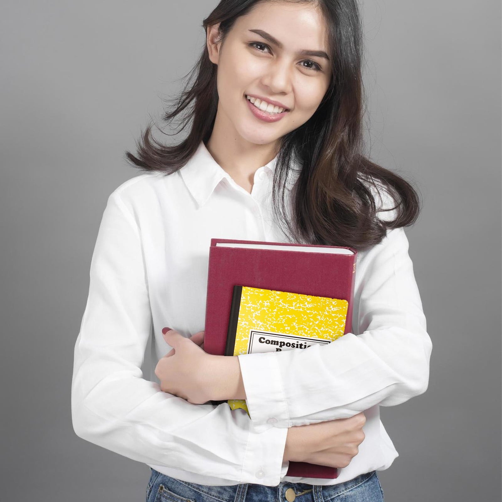 PPKVUFD Composition Notebook 1 Pack, Wide Ruled Paper, 10.24 x 7.48 Inches, 100 Sheets(200 Pages), Black Marble Covers (05-Black)