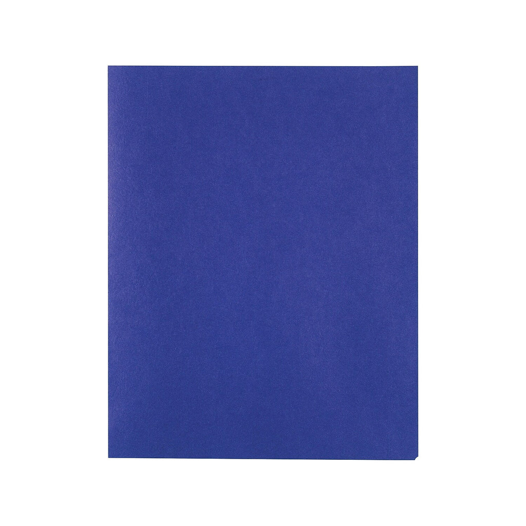 Staples School Grade 2 Pocket Folder Blue 25/Box 27534-CC