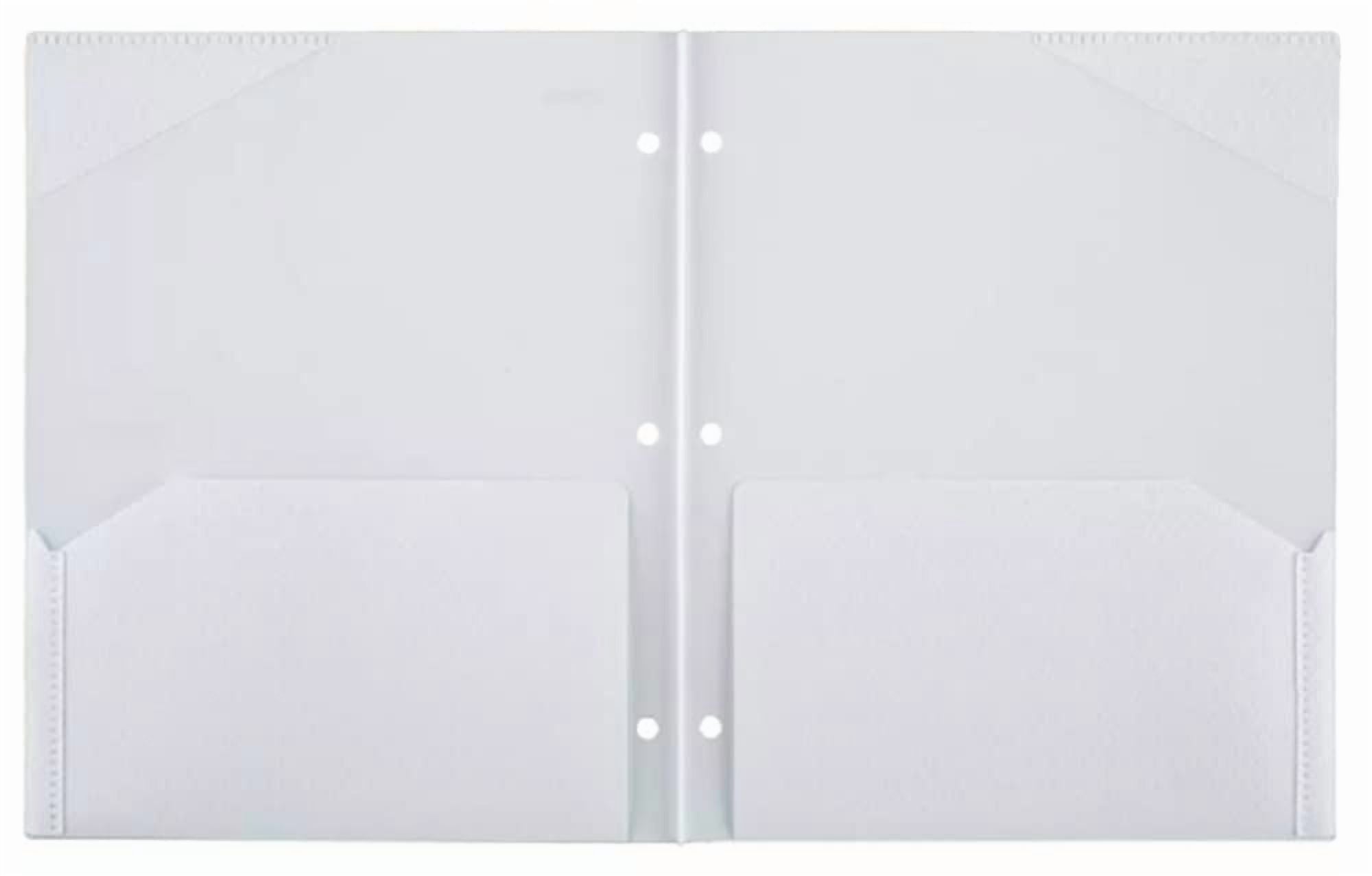 Five Star 2 Pocket Plastic Folder - 3 pack Assorted Colors