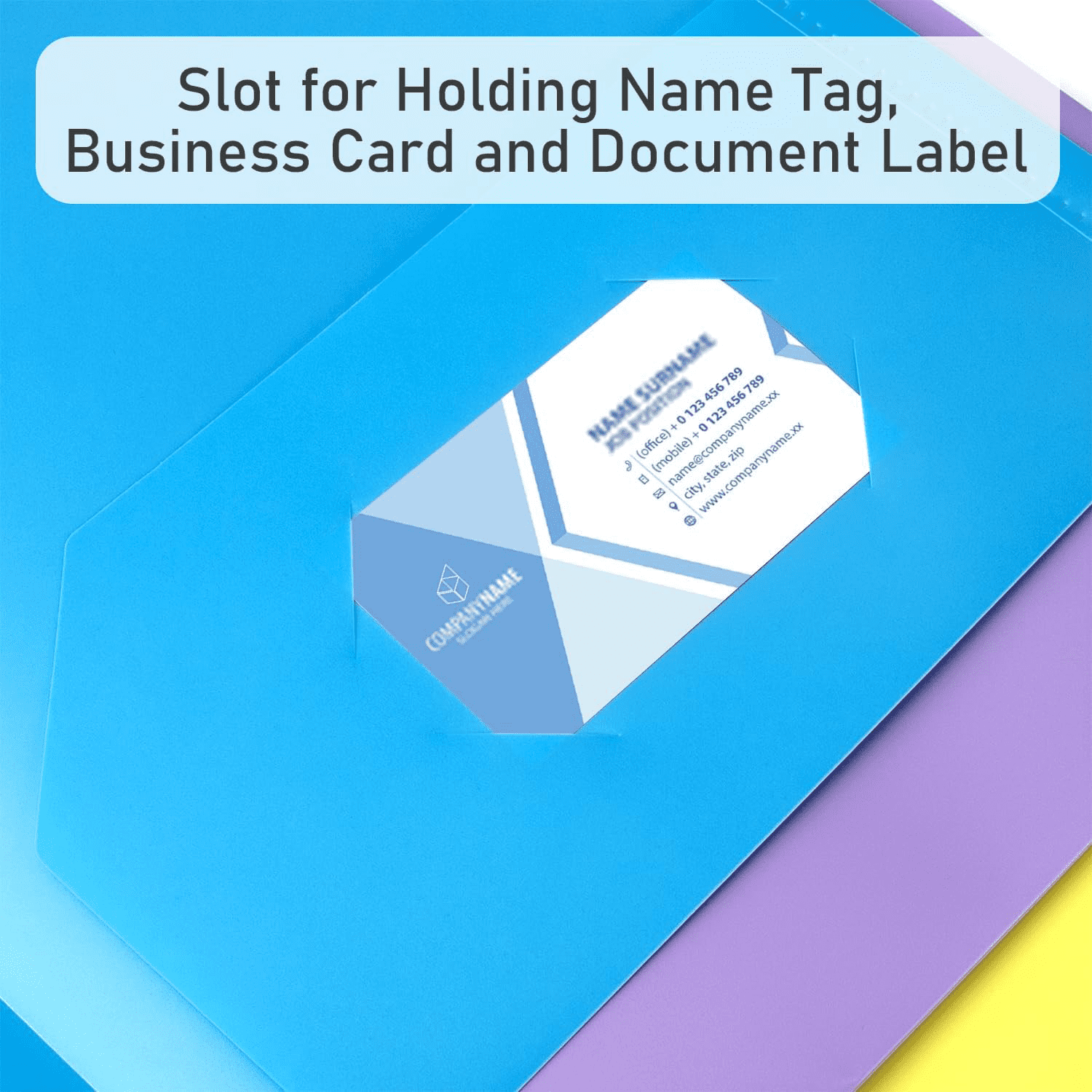 XKDOUS 12 Packs Plastic Folders with Pockets, Heavy Duty Two Pocket Folder, Plastic File Pocket Folders for Paper, School Office Document, Letter Size