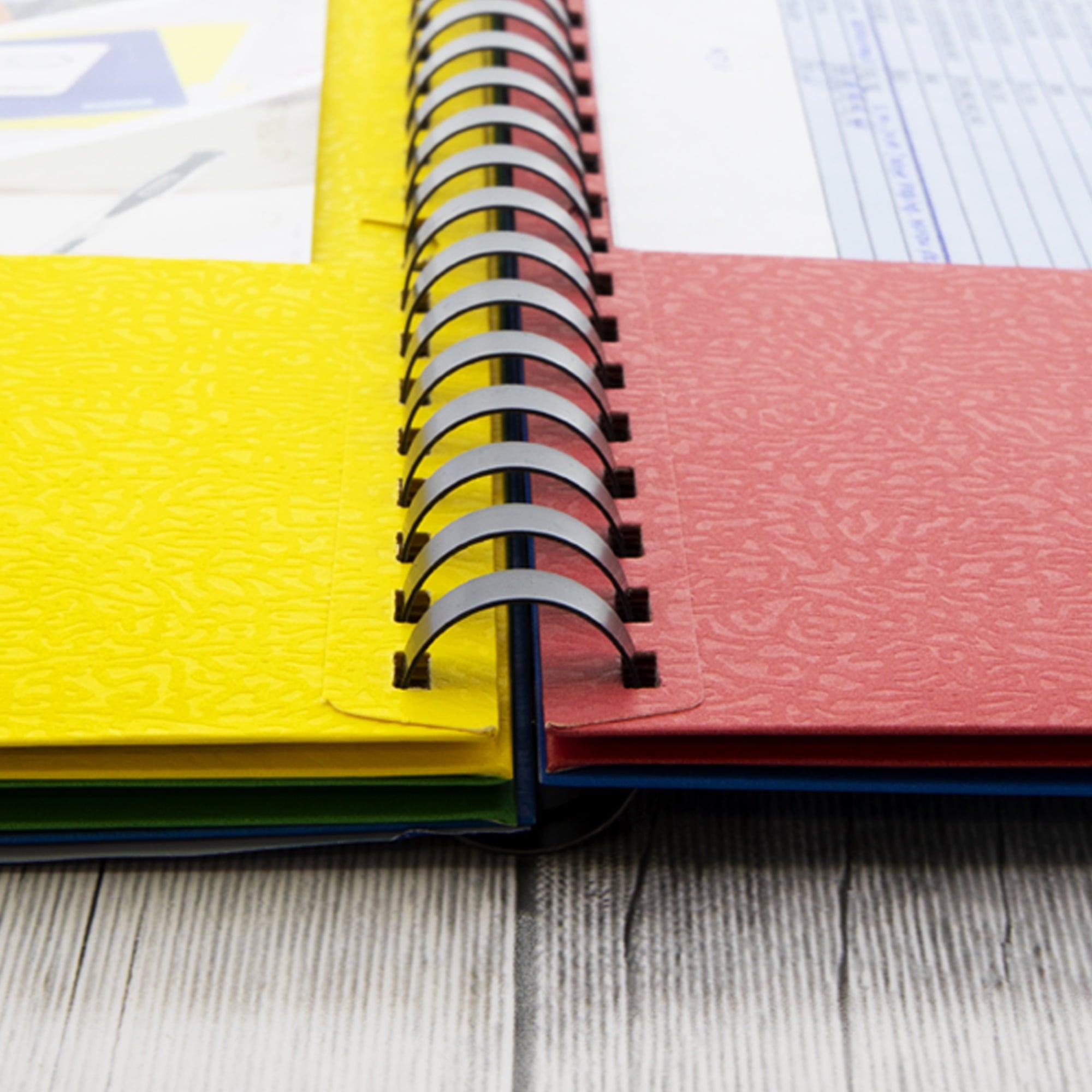 BAZIC 8 Pockets Folder Portfolios Letter Size Wire Binding Folders, 3-Pack